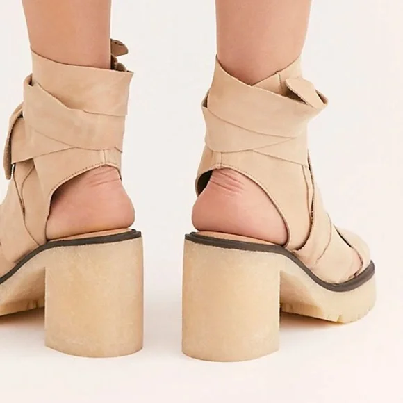 FREE PEOPLE BLAKE PLATFORM BOOTIES - Picture 10 of 10